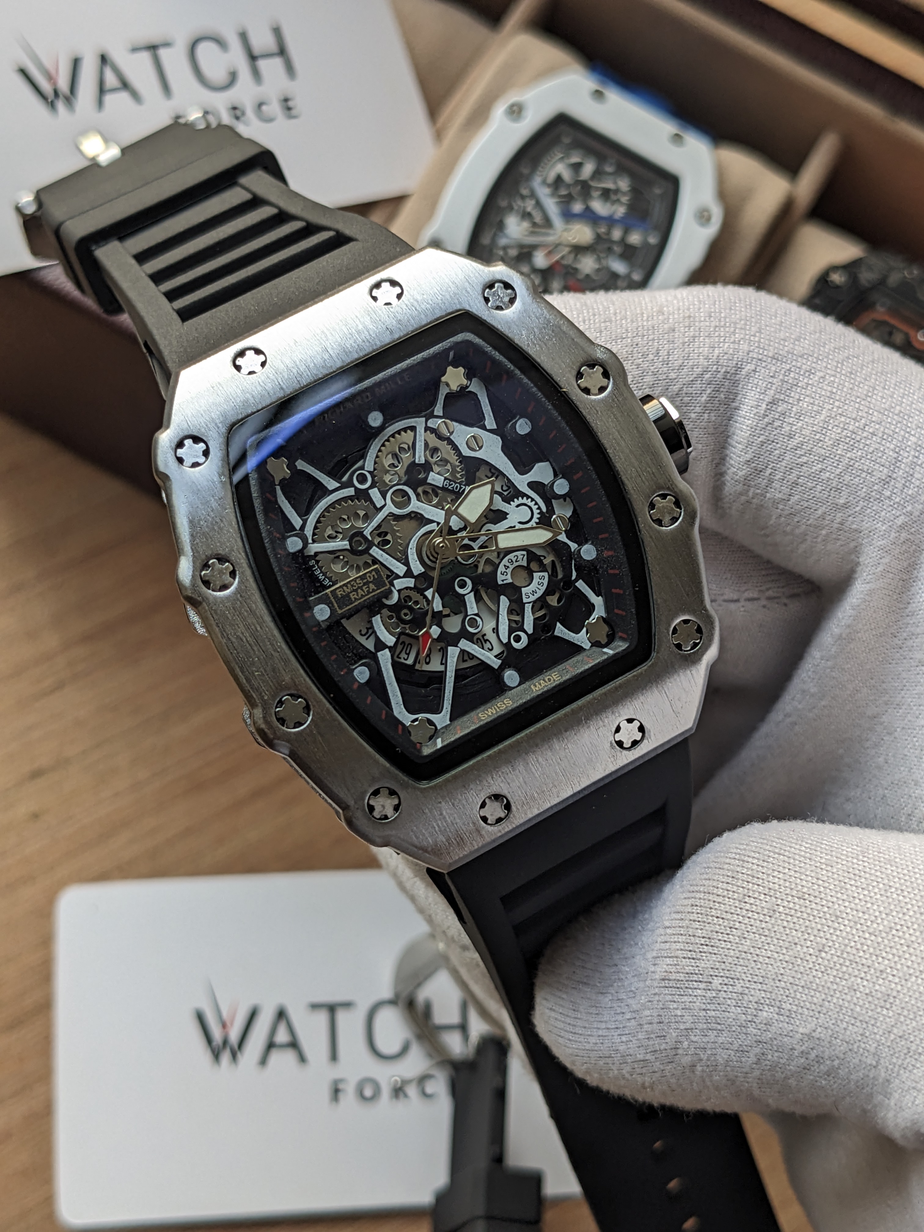 RM Silver Dial Quartz Watch