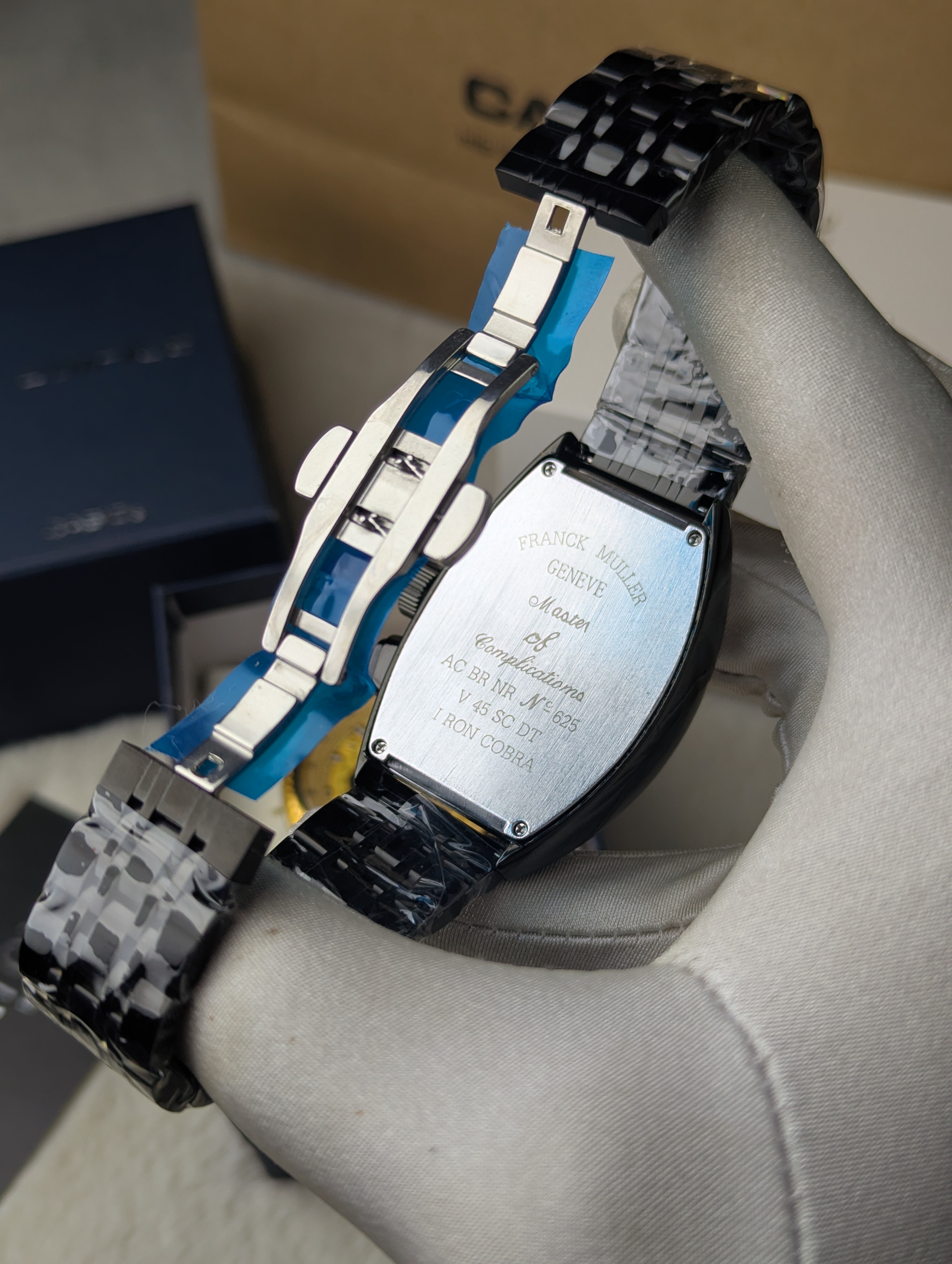 Frank Muller Chain Black Chronograph Watch thumbnail 5