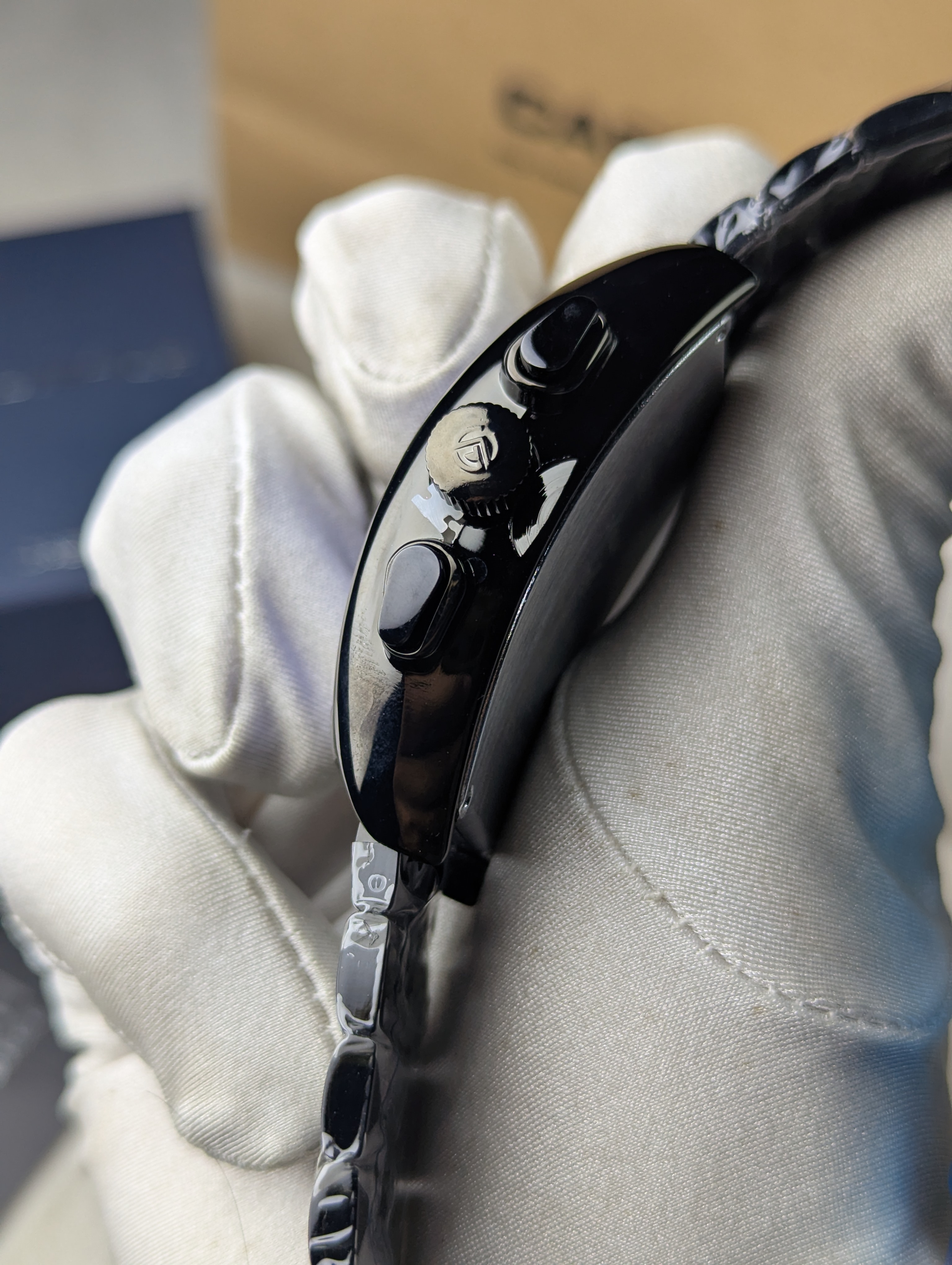 Frank Muller Chain Black Chronograph Watch thumbnail 4