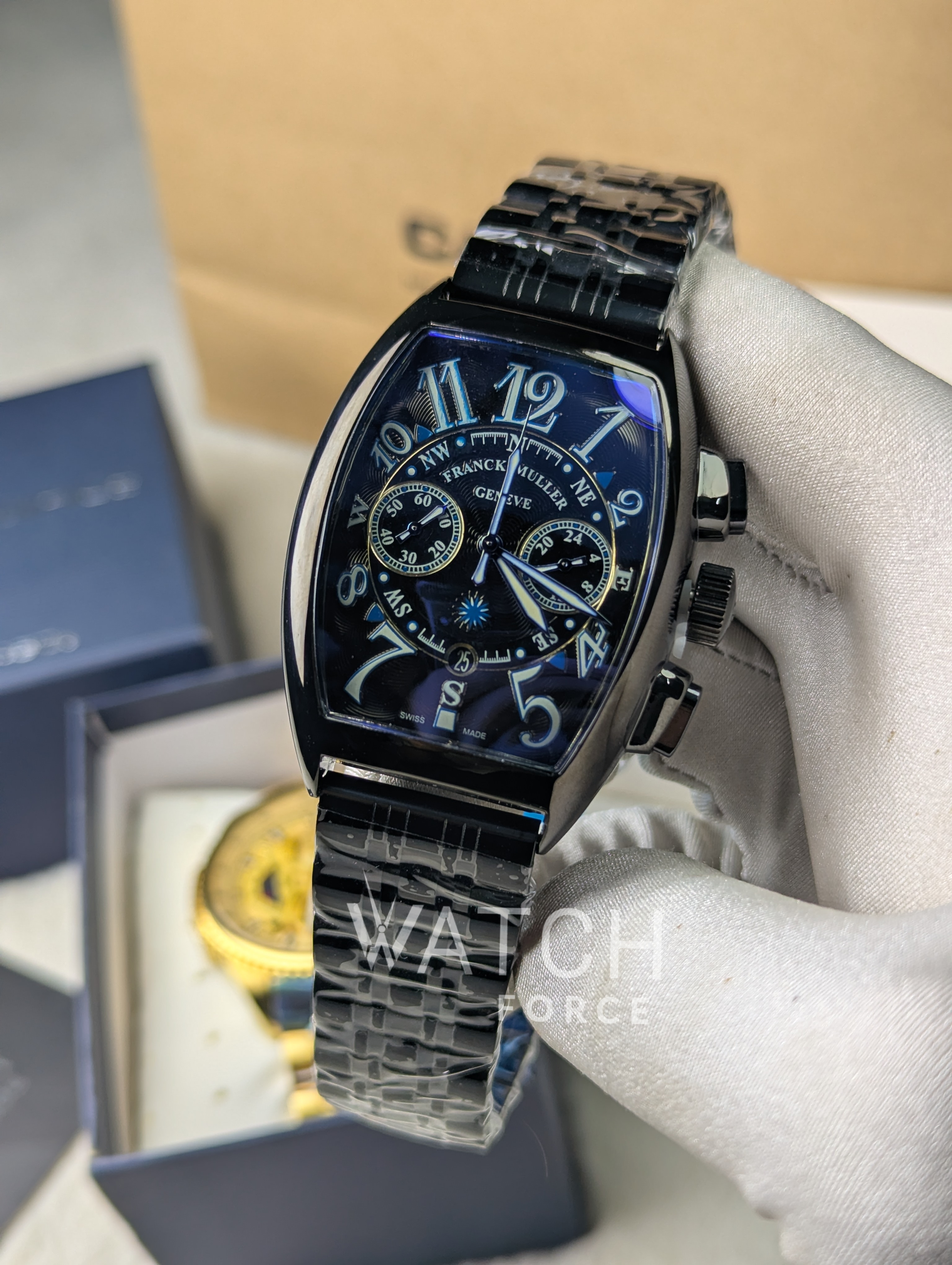 Frank Muller Chain Black Chronograph Watch thumbnail 2