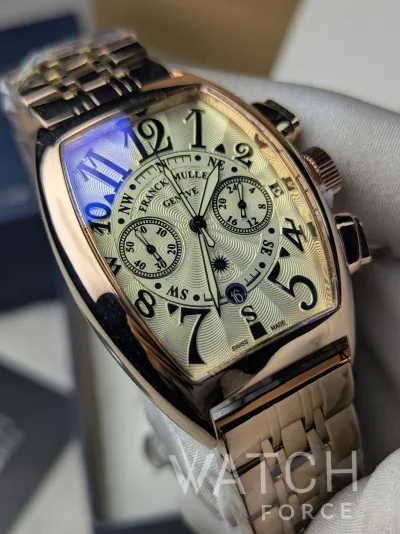 Frank Muller Chain Rose Gold Chronograph Watch_img_0