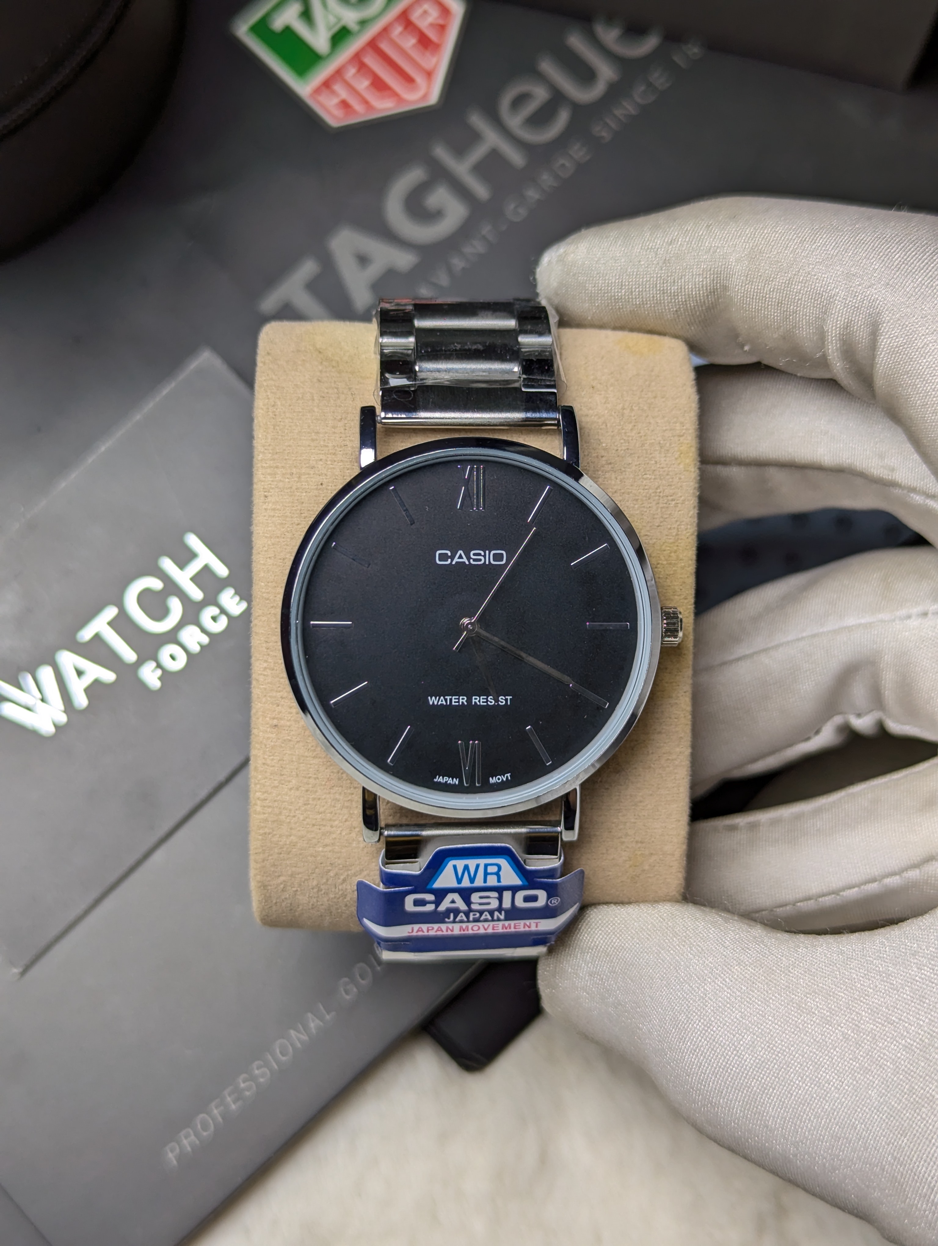 Casio Quartz Watch Black Face_img_1