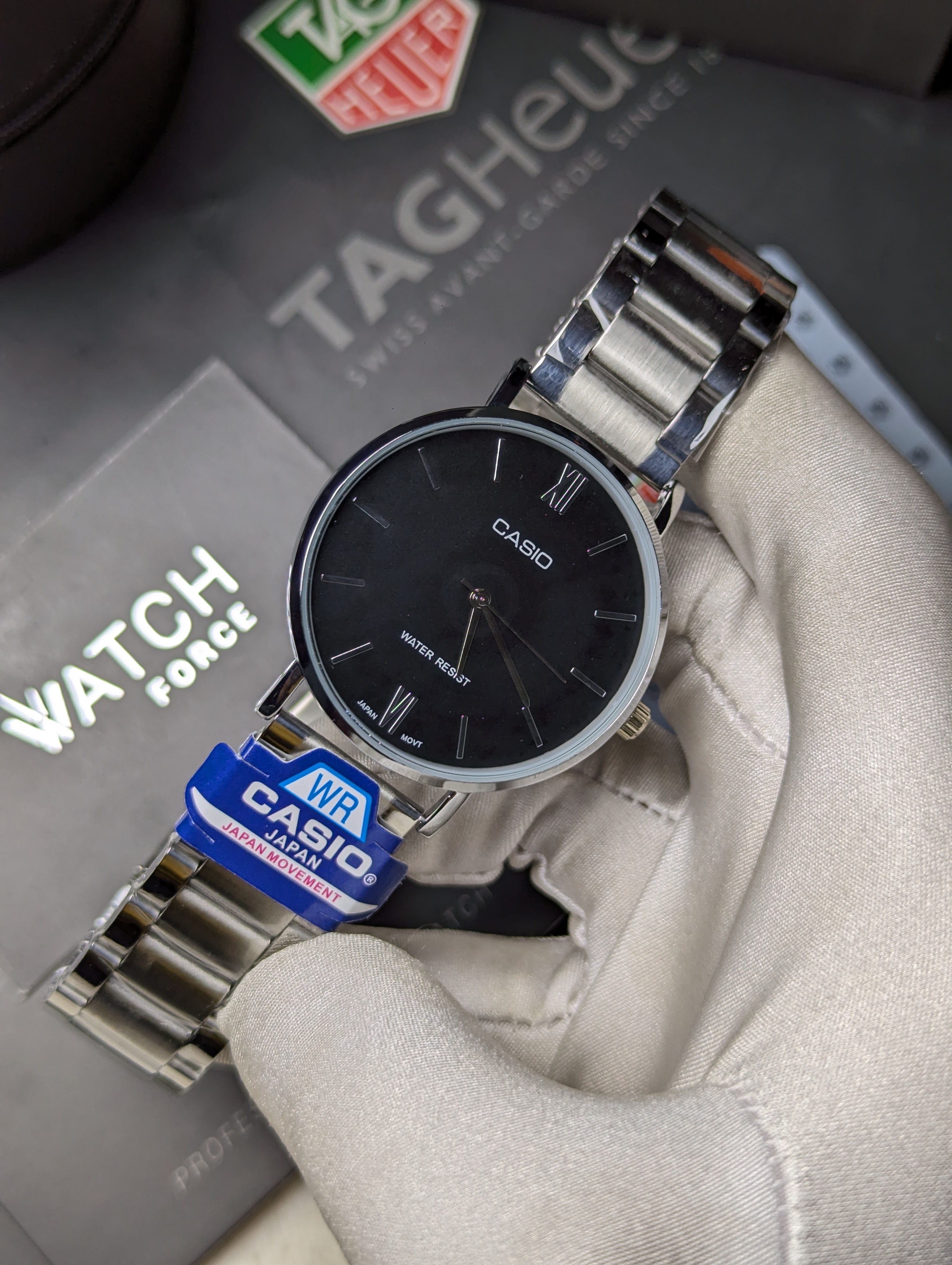 Casio Quartz Watch Black Face