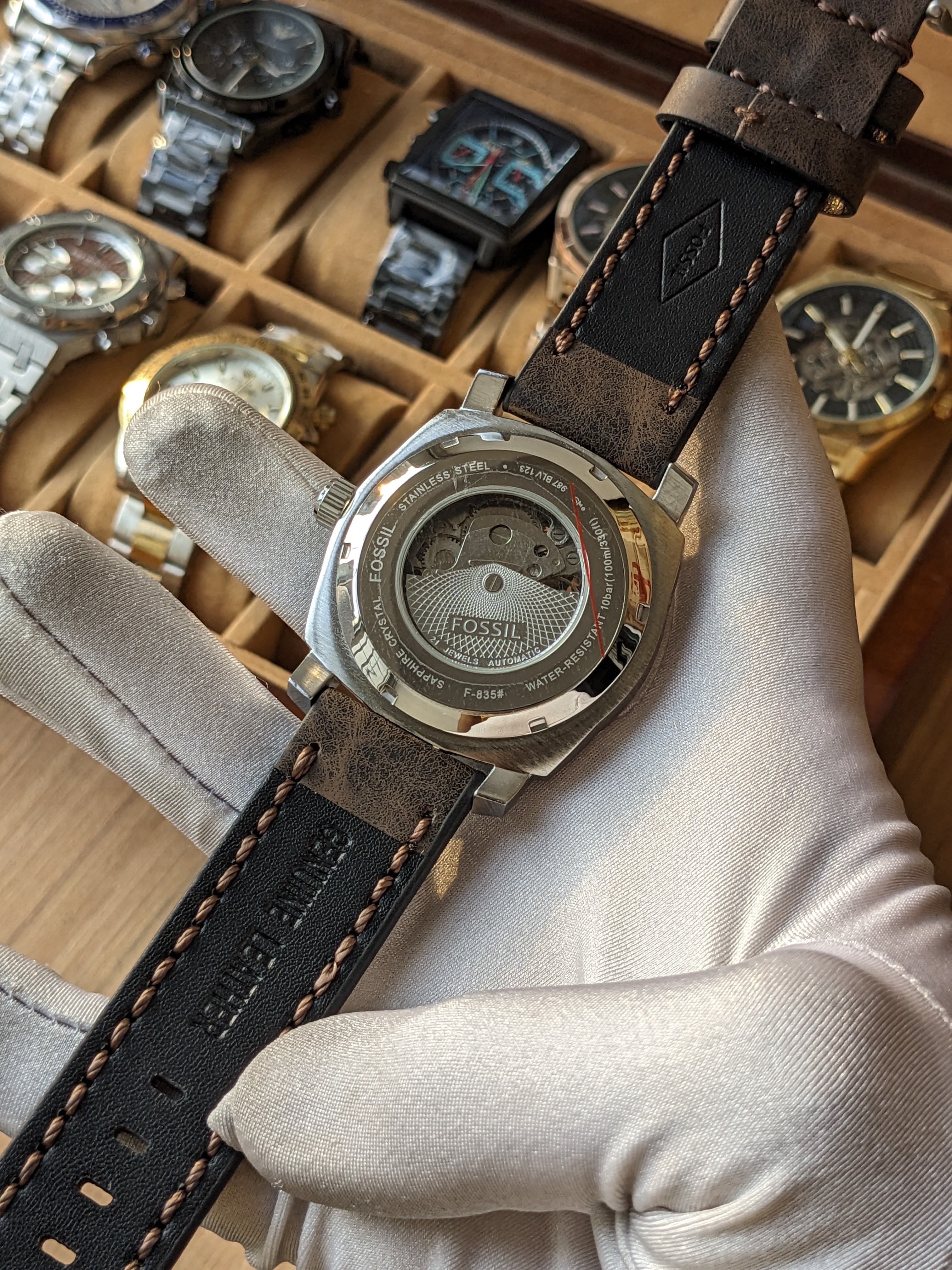 Fossil Skeleton Mechanical Watch_img_4