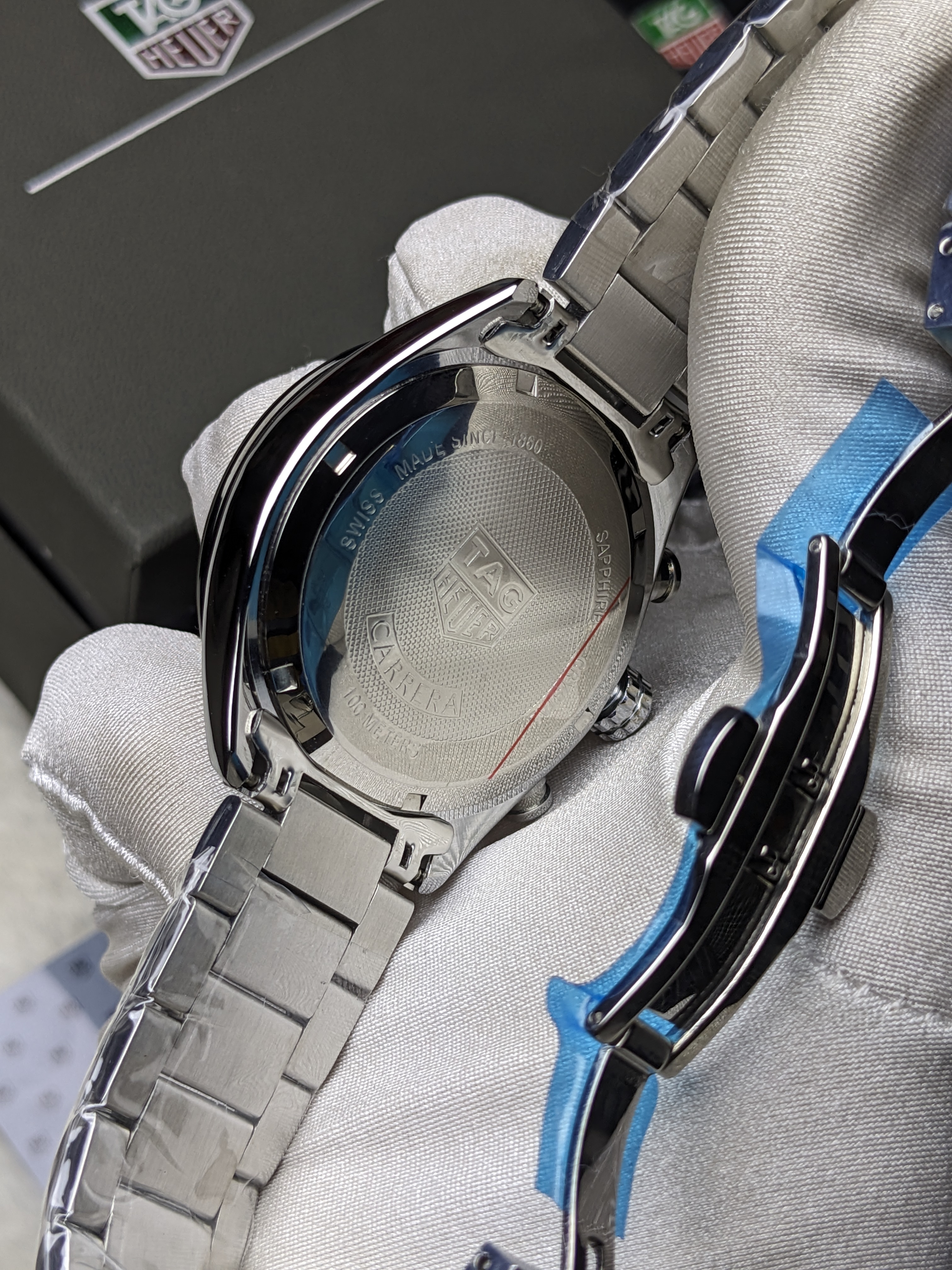 Tag Heuer Chronograph Watch Silver (with brandbox)_img_7