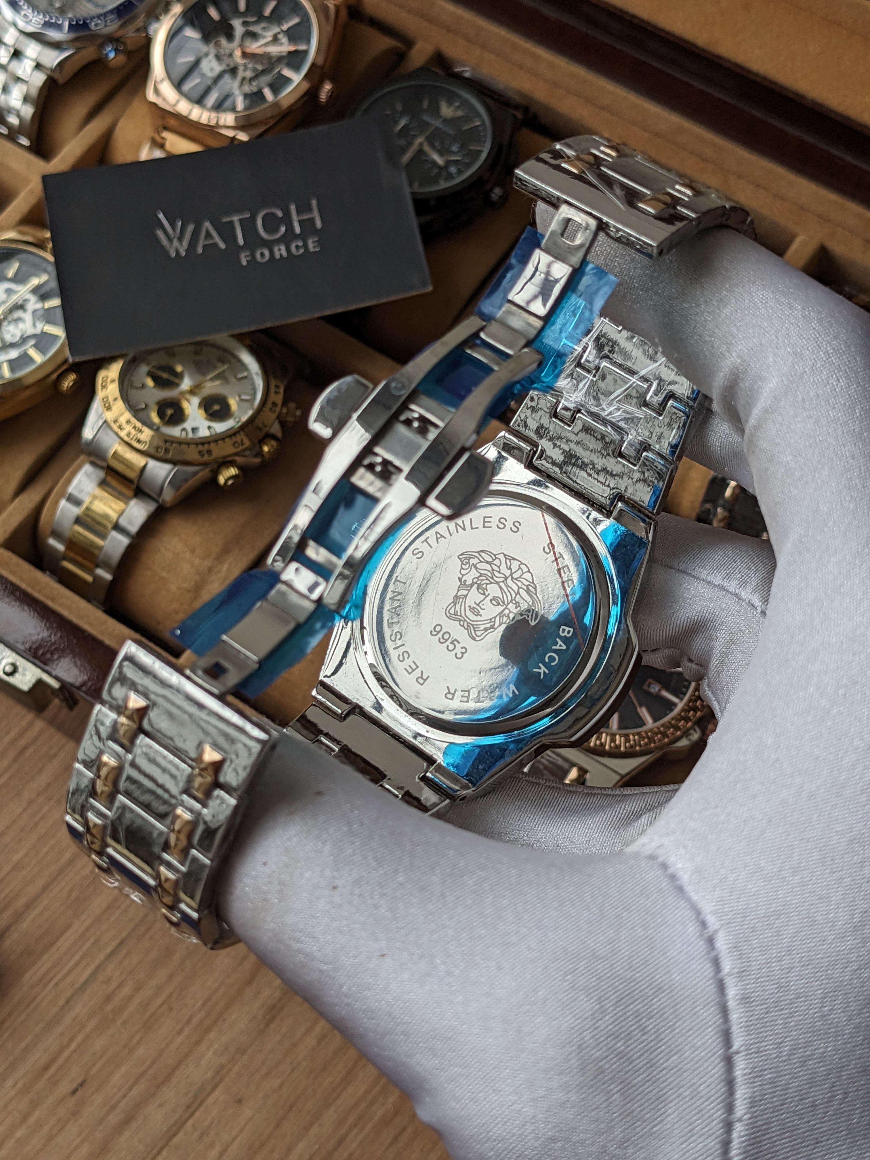 Versace Quartz Watch Silver body White dial_img_2