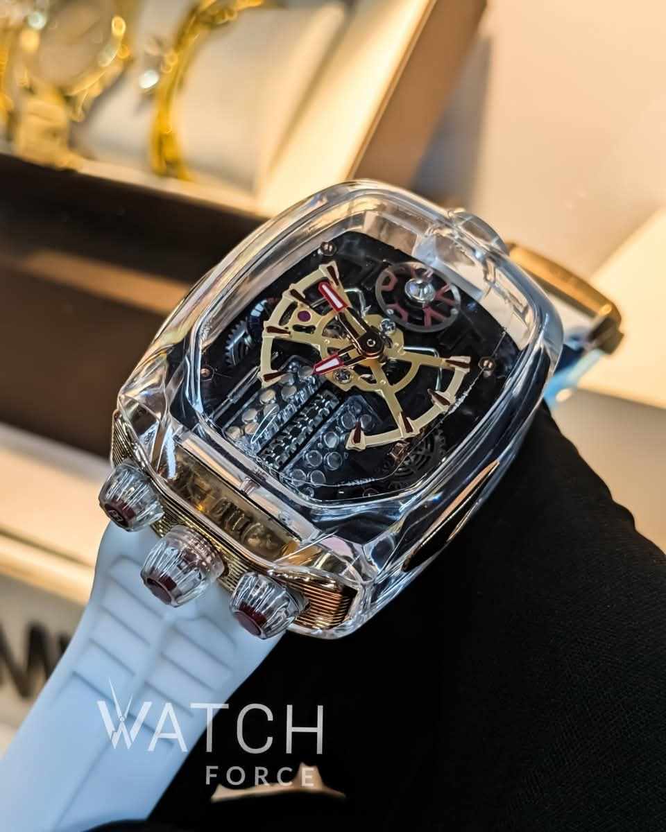 Jacob and Co Bugatti Chiron edition Transparent