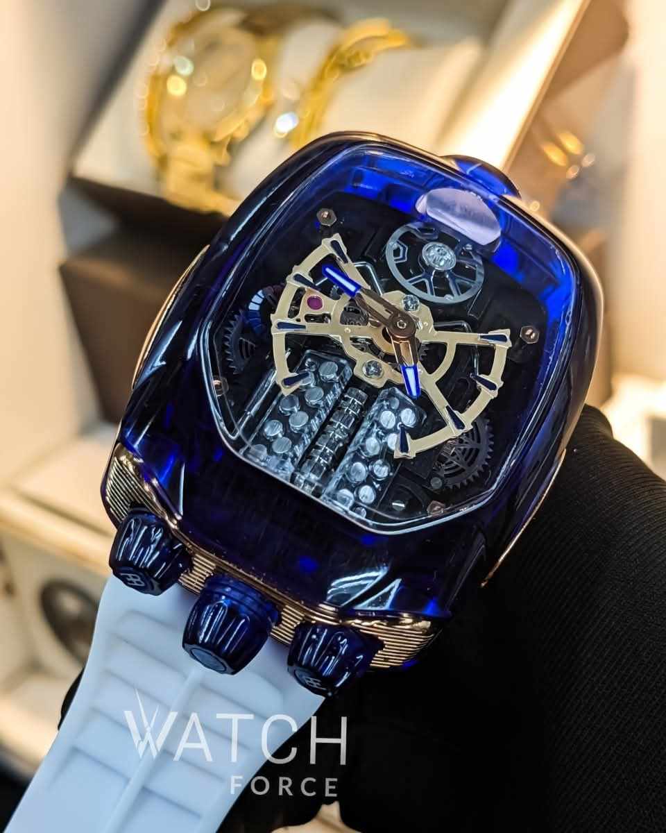 Jacob and Co Bugatti Chiron edition Blue