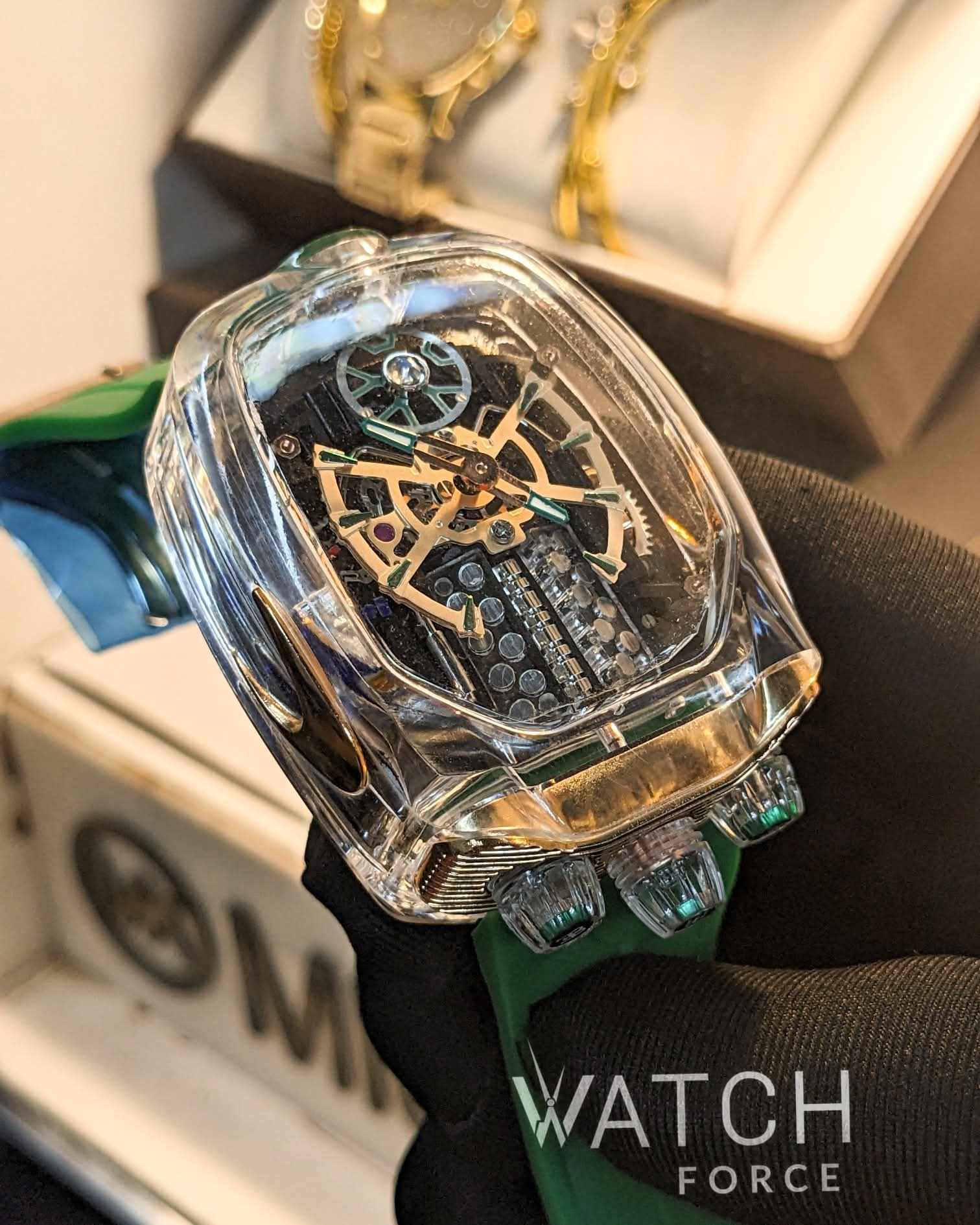 Jacob and Co Bugatti Chiron edition Green