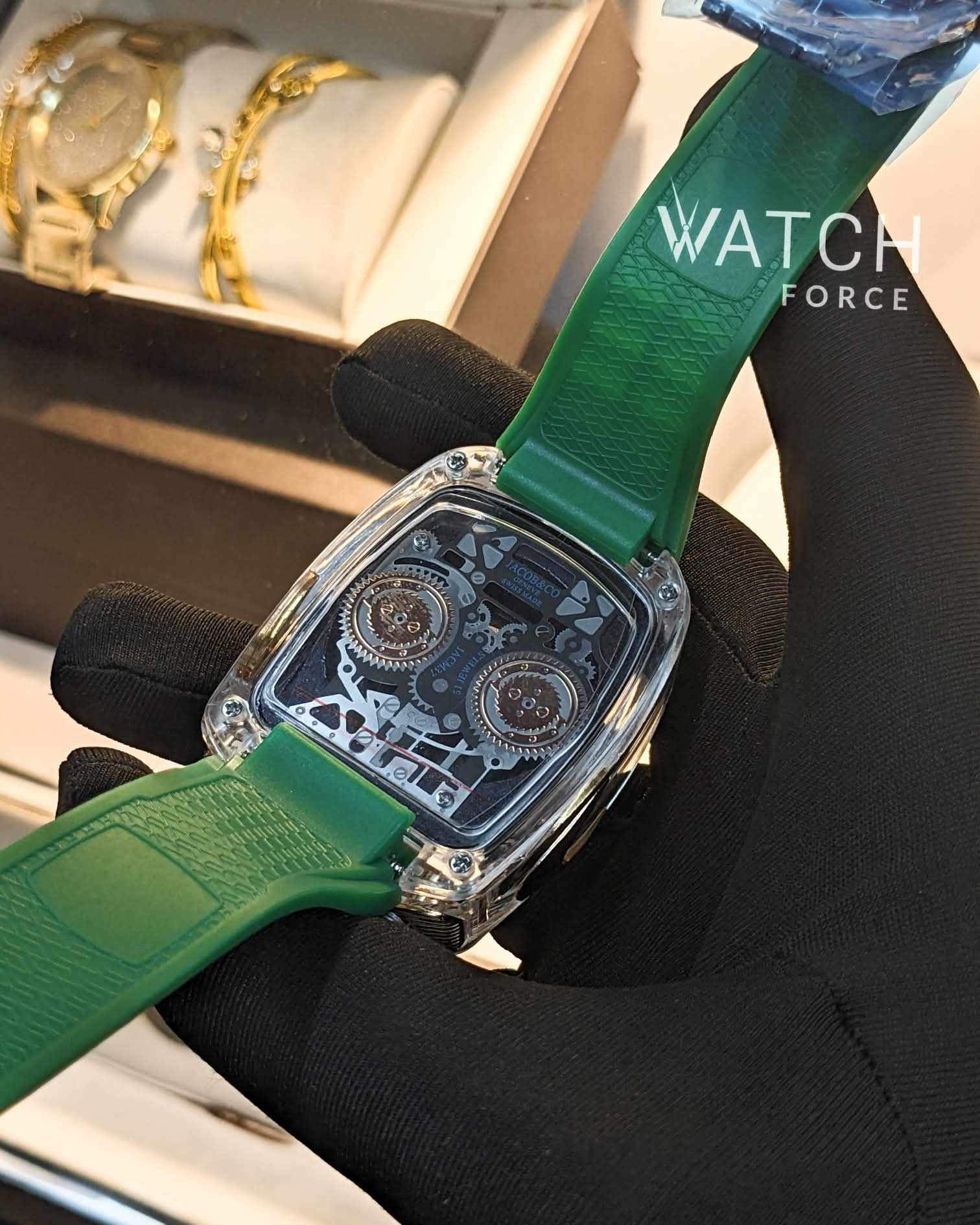 Jacob and Co Bugatti Chiron edition Green_img_5