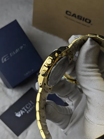 Casio Edifice EF 524SG Golden Chronograph Watch_img_2