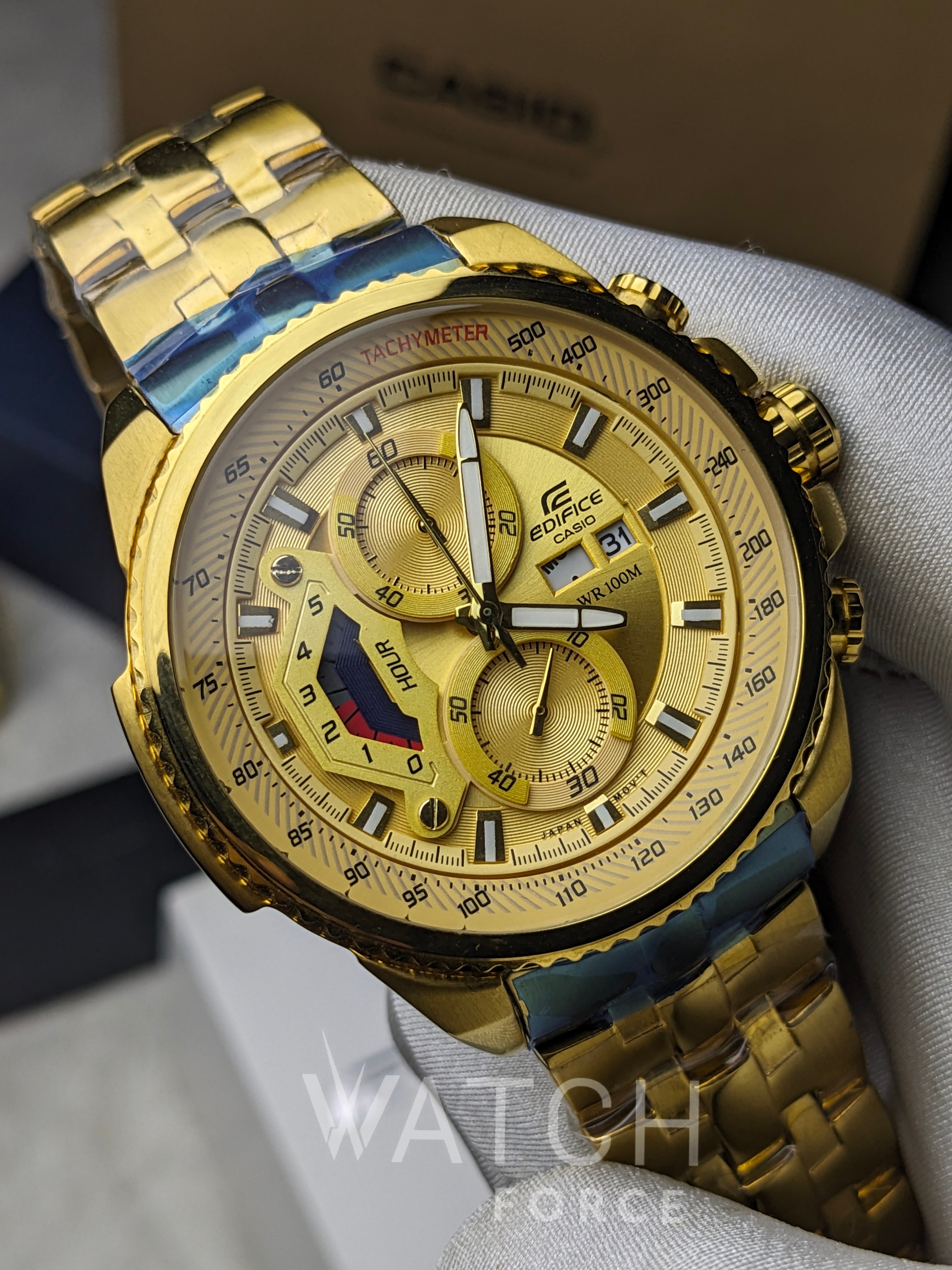 Casio Edifice EFR-558 chronograph watch