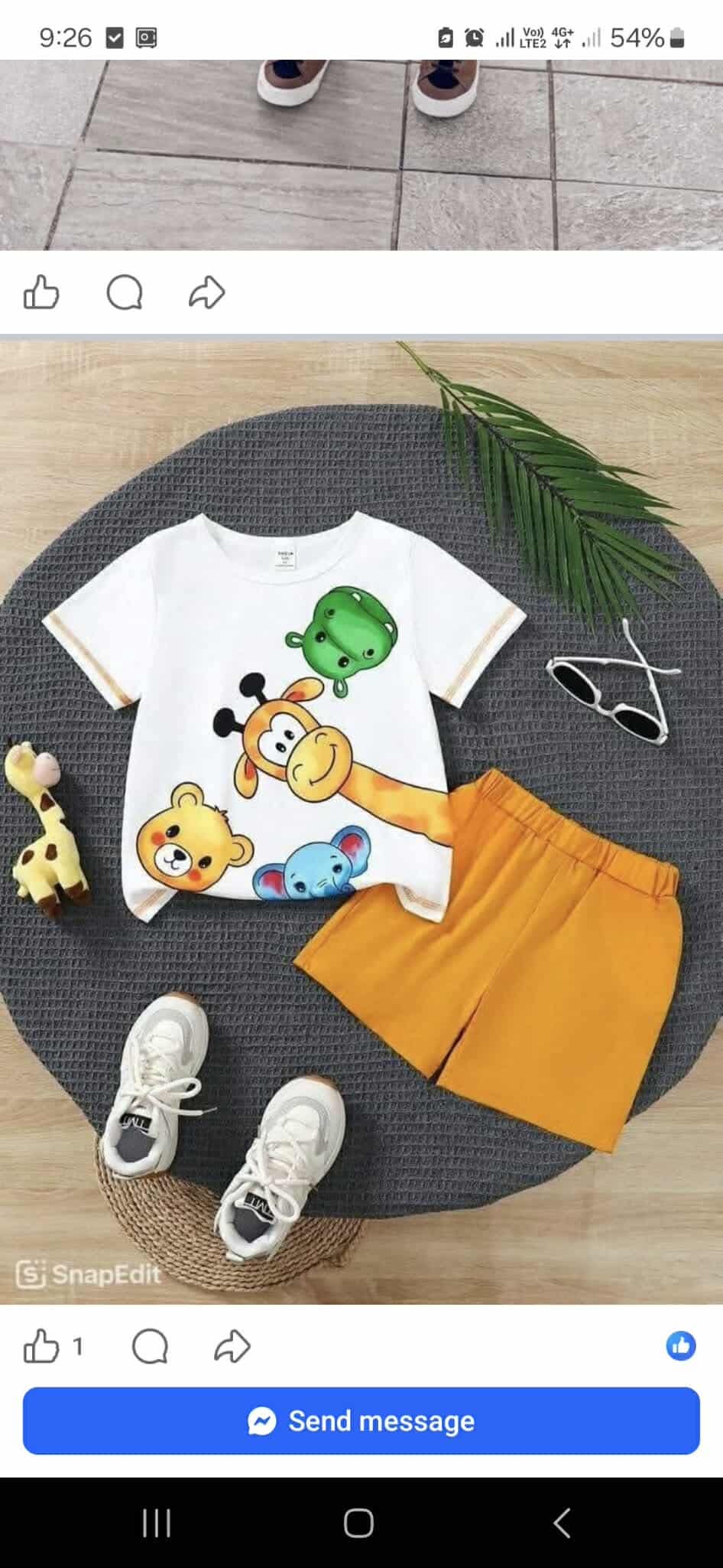 Half sleeve T-shirt and pant