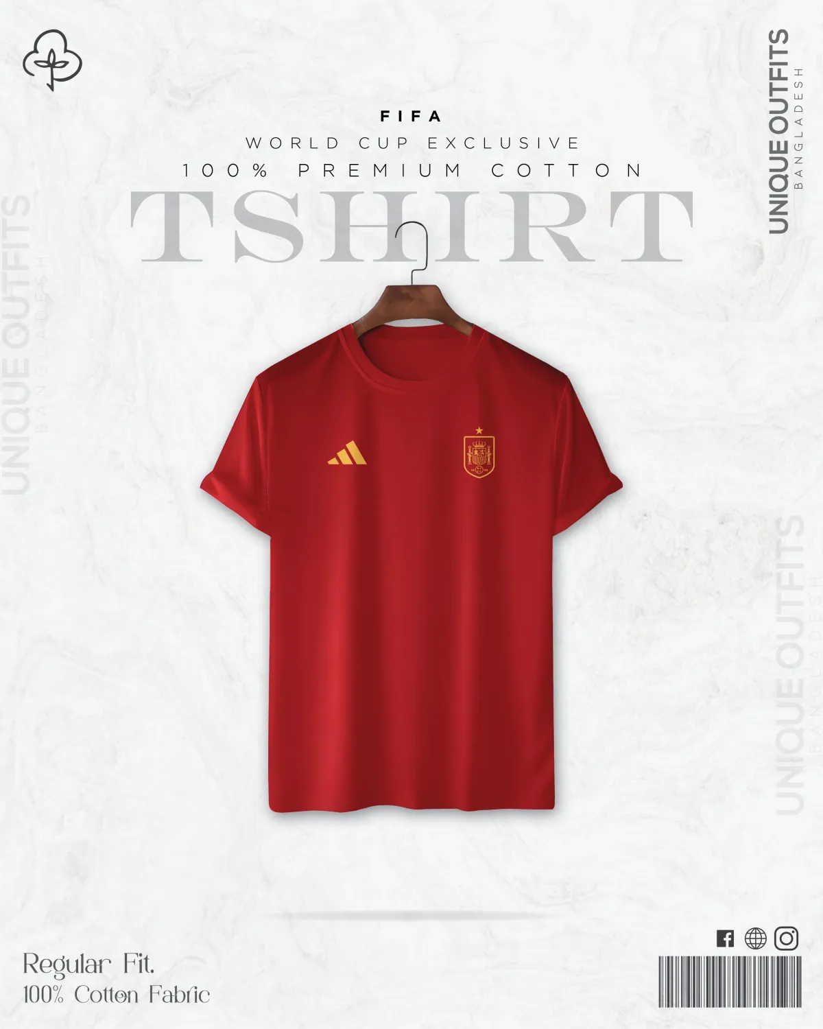 WC113 Premium Spain Tshirt
