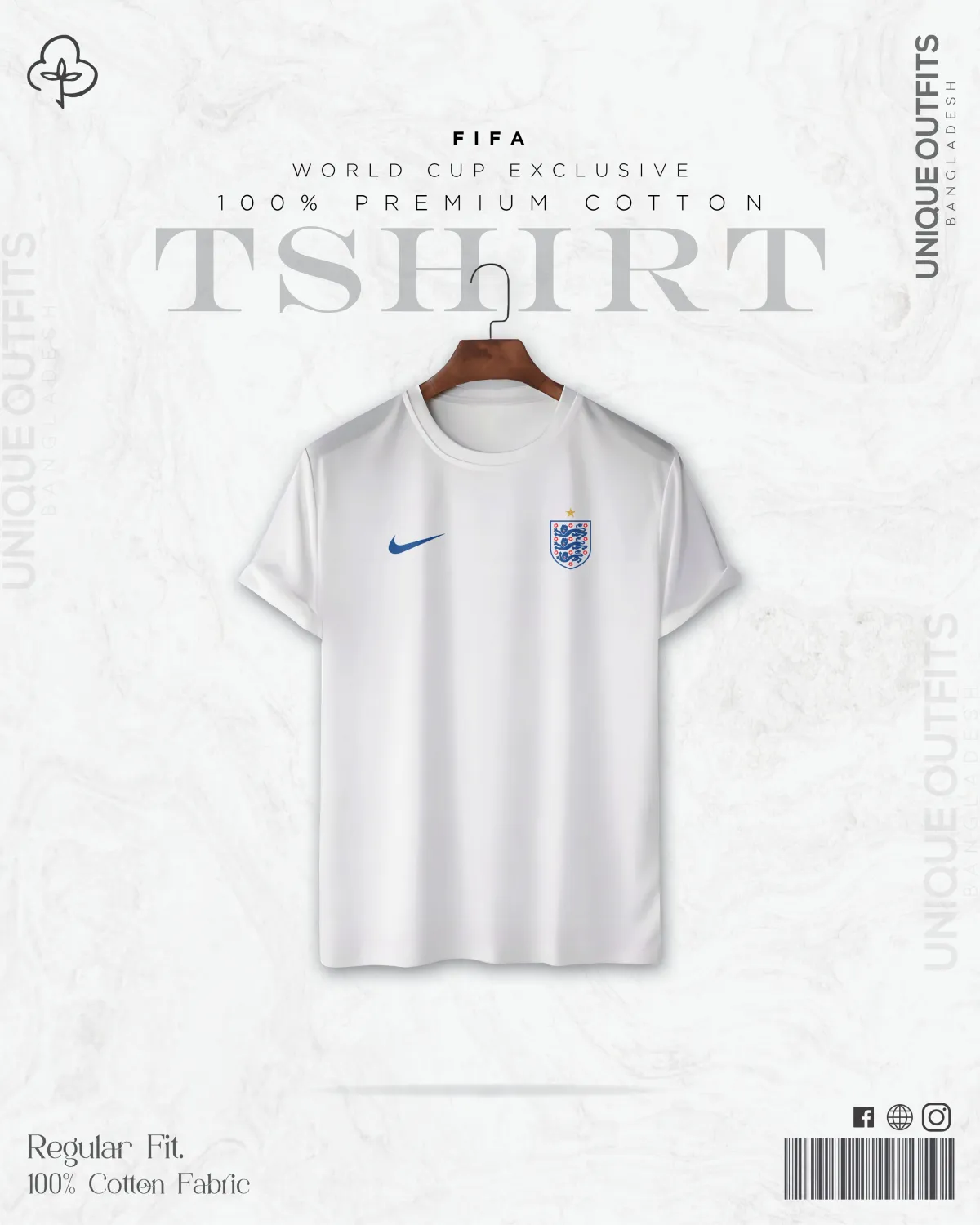WC18 Premium England Tshirt