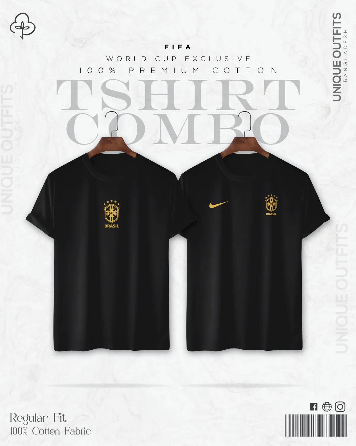 WC23 Premium Combo Worldcup Tshirt