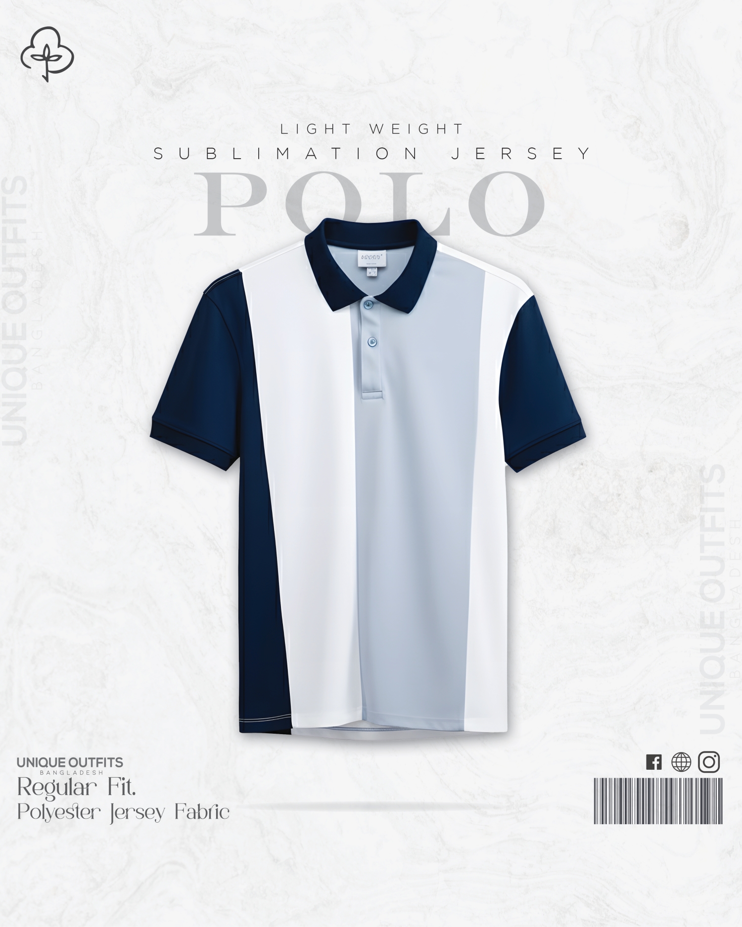 PL36 China P.P Sublimation Premium Polo T-Shirt_img_1
