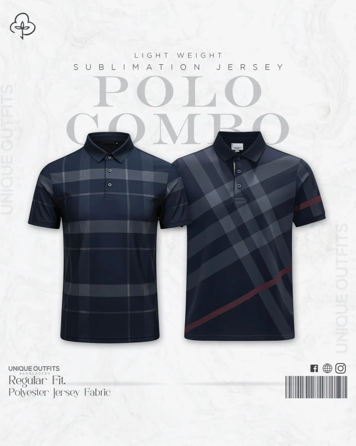 PL24 China P.P Sublimation Premium Polo T-Shirt