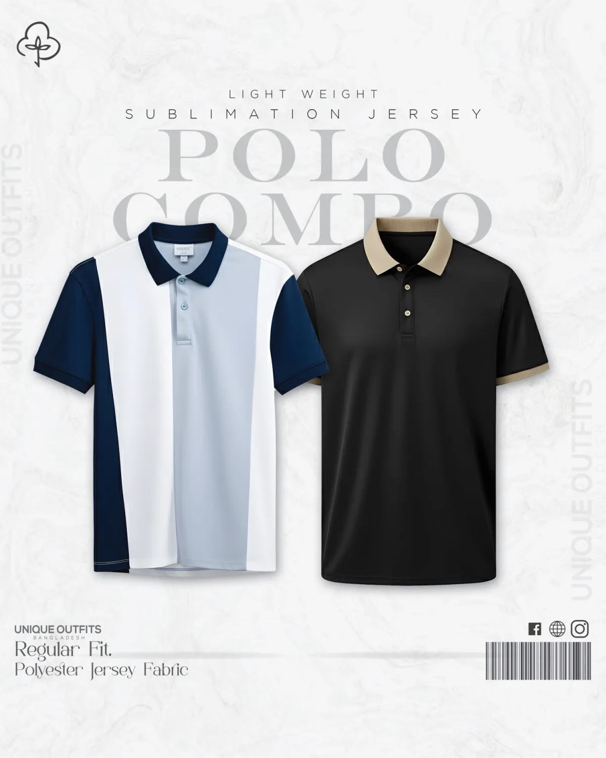 PL28 China P.P Sublimation Premium Polo T-Shirt