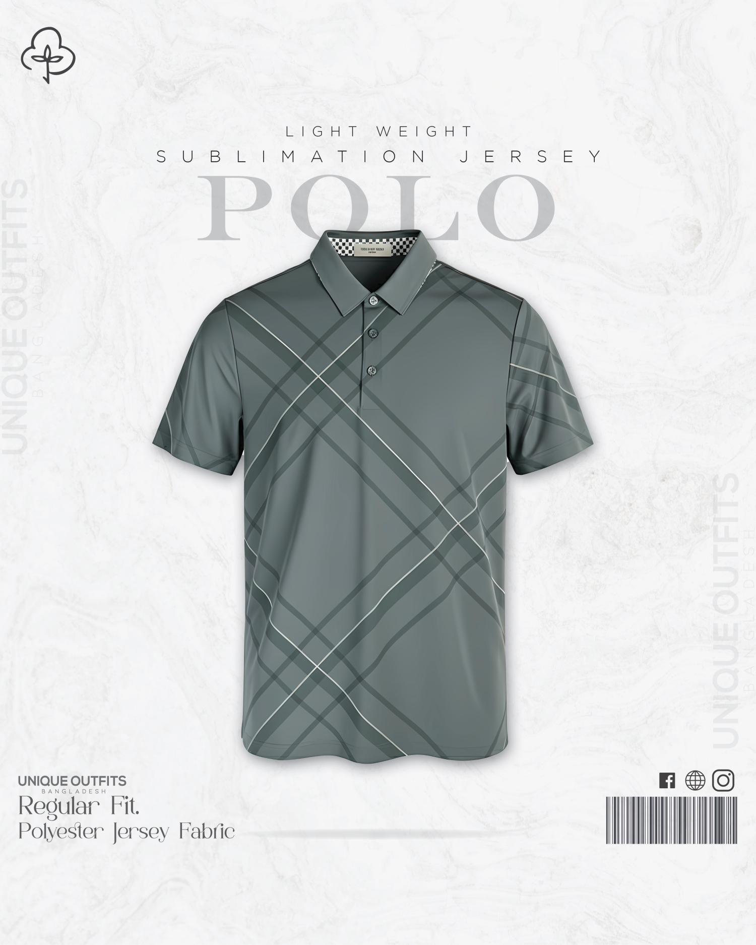 PL33 China P.P Sublimation Premium Polo T-Shirt_img_2