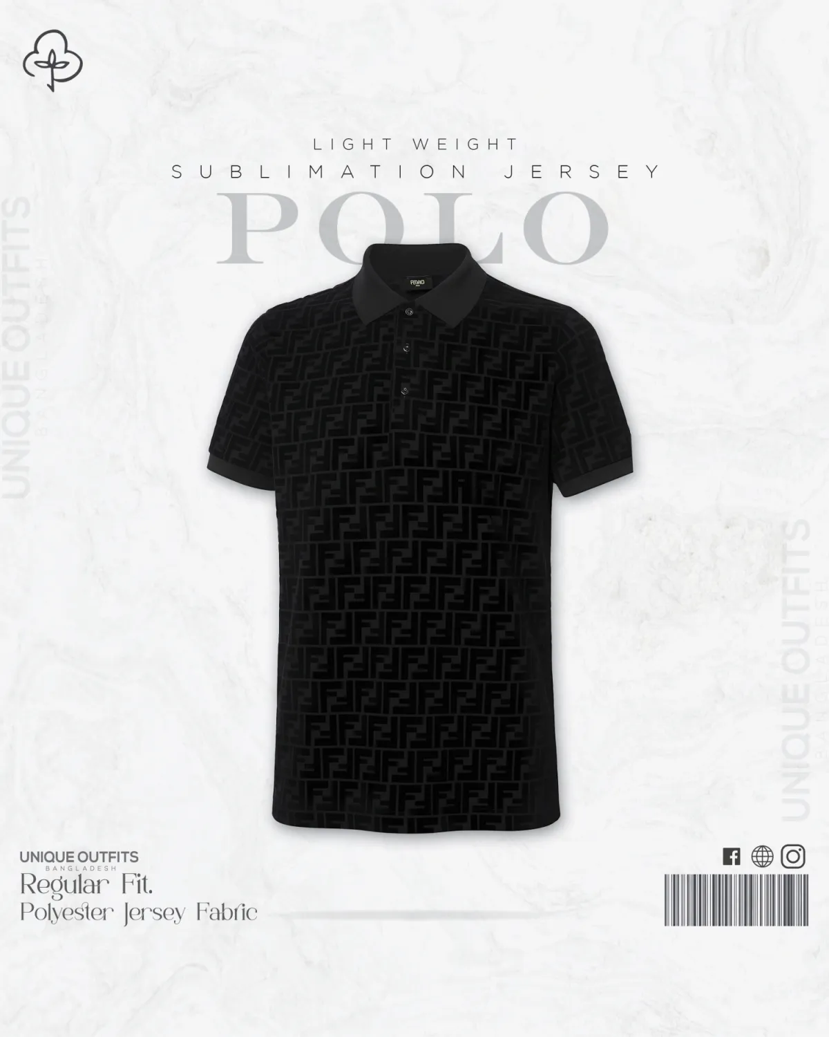 PL08 China P.P Sublimation Premium Polo T-Shirt