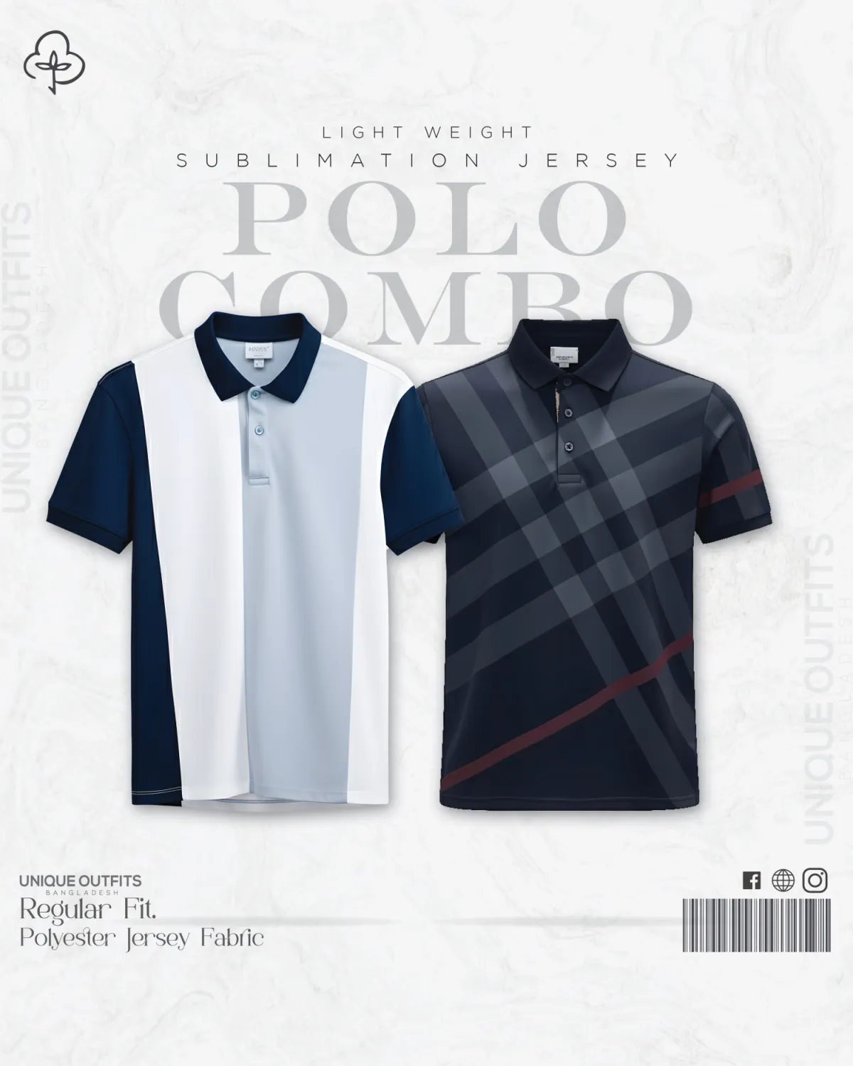 PL21 China P.P Sublimation Premium Polo T-Shirt