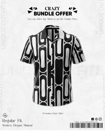 PSH10 Men's Premium China  Printed Casual Shirt_img_0