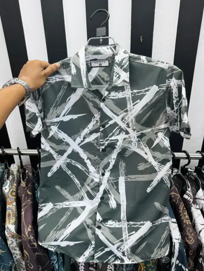 PSH11 Men's Premium China  Printed Casual Shirt_img_1