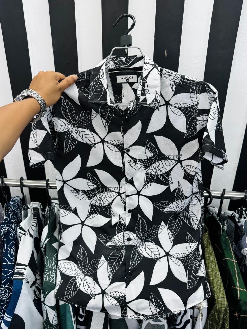 PSH12 Men's Premium China Printed Casual Shirt_img_1