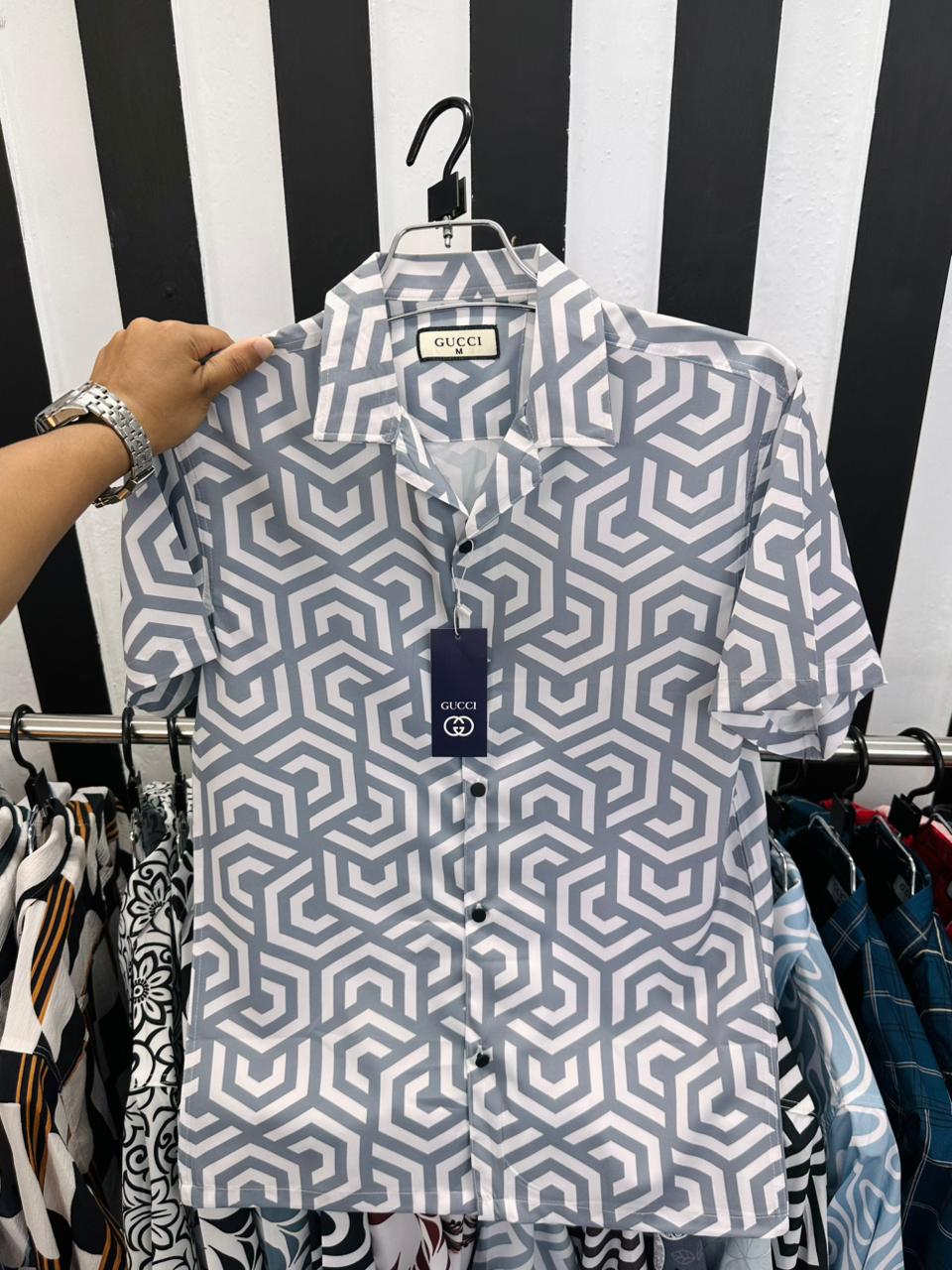 PSH15 Men's Premium China Printed Casual Shirt_img_0