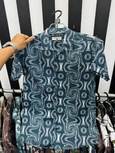 PSH2 Men's Premium China Linen Printed Casual Shirt_img_1