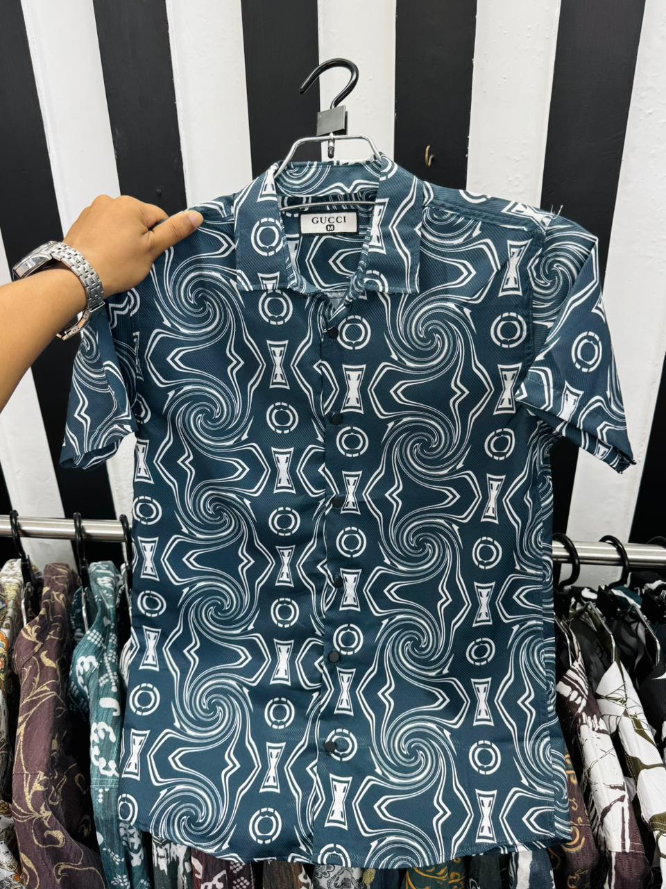 PSH2 Men's Premium China Linen Printed Casual Shirt_img_1