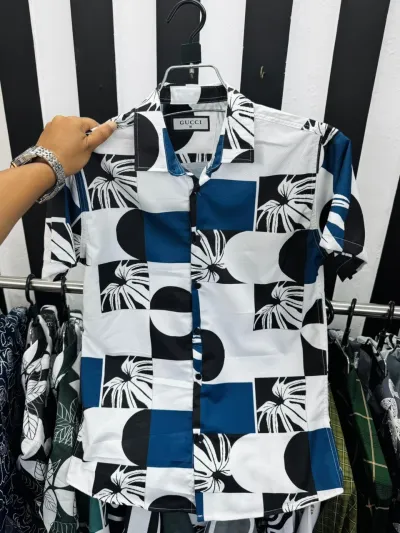 PSH6 Men's Premium China  Printed Casual Shirt_img_1