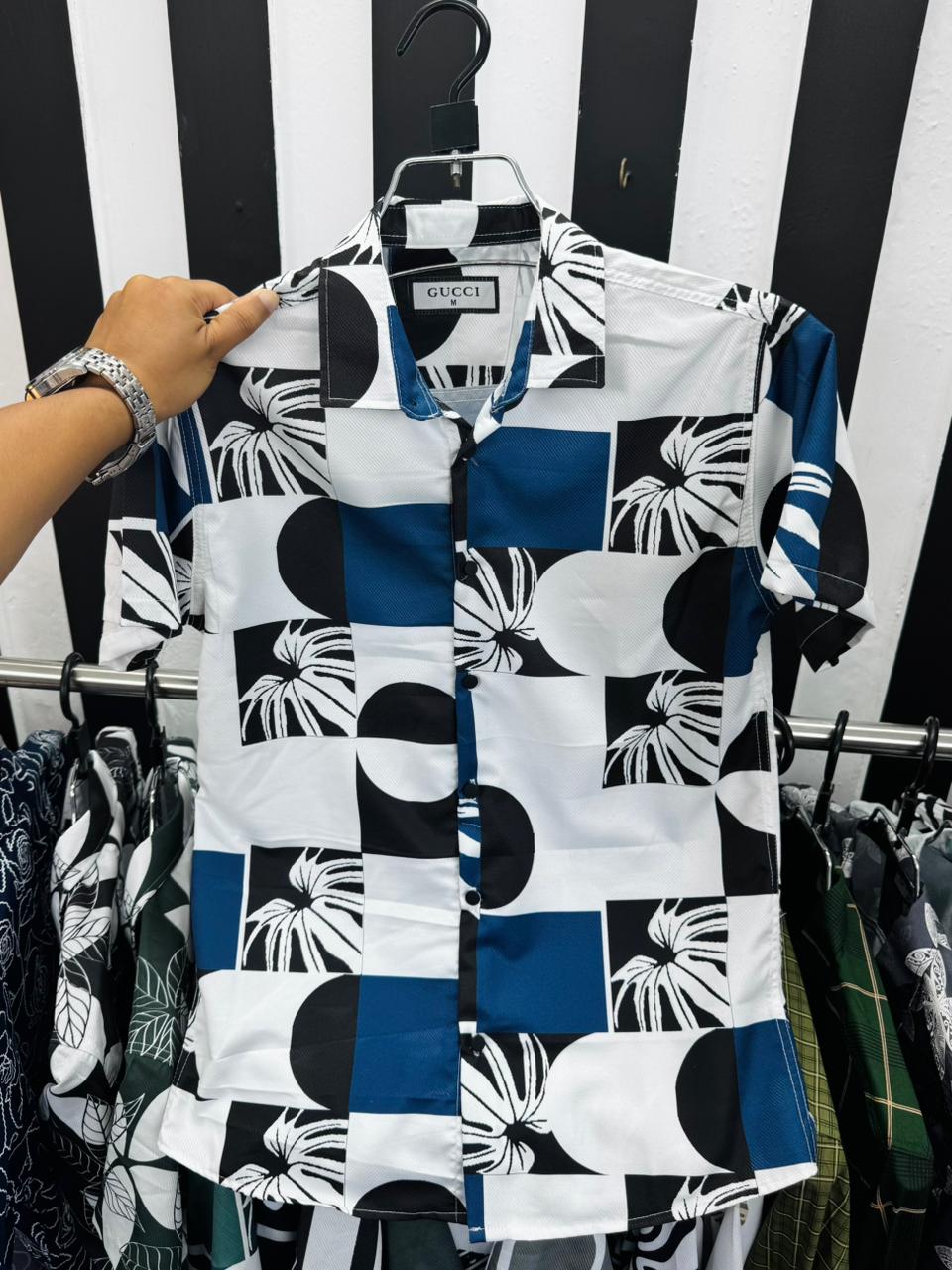 PSH6 Men's Premium China Printed Casual Shirt_img_1