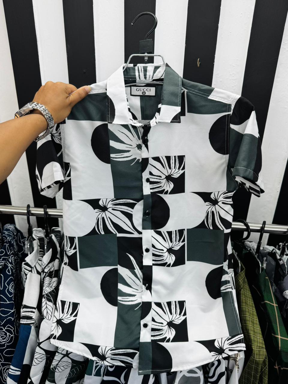 PSH7 Men's Premium China  Printed Casual Shirt_img_1