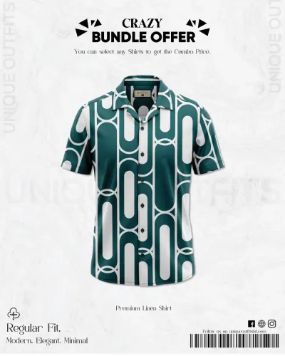 PSH9 Men's Premium China  Printed Casual Shirt_img_0