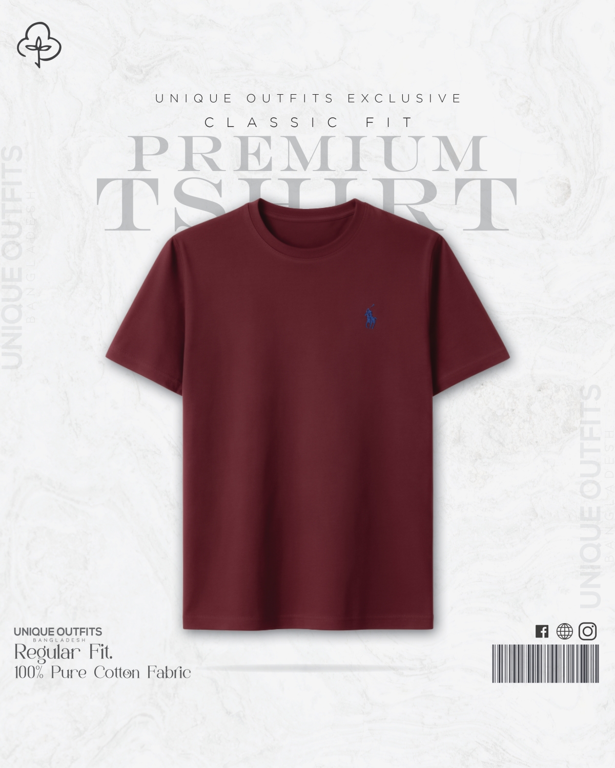 EB41 Classic Fit RL Embroidery Tshirt Combo_img_4
