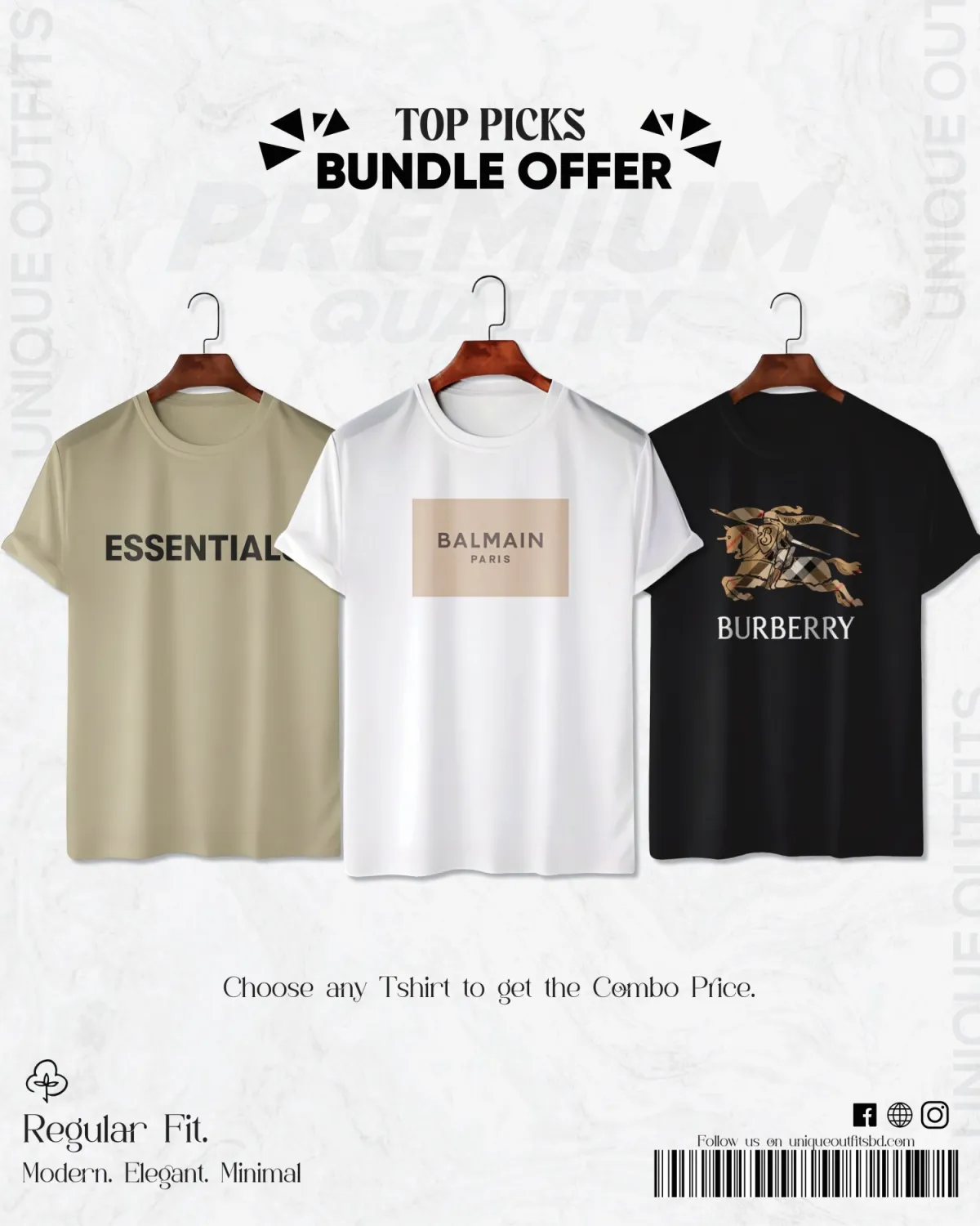 TP35 Handpicked Top Brand T-shirt Bundle