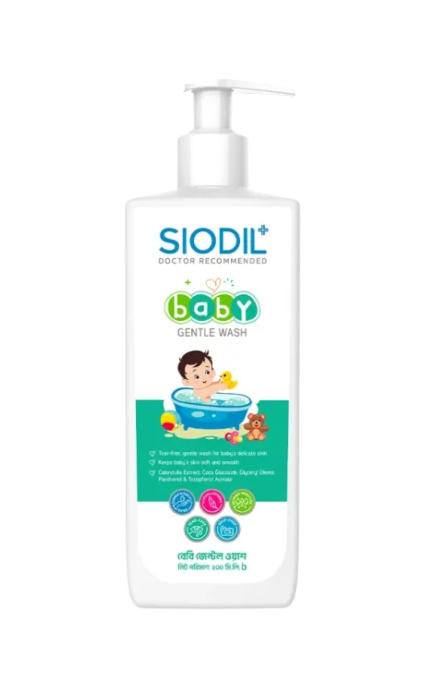 SIODIL Baby Gentle Wash 200ml - Image 1