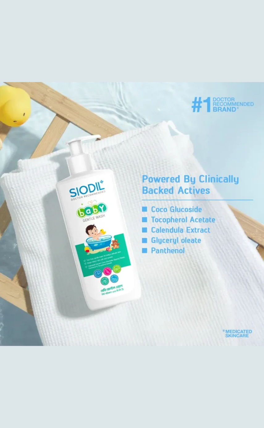 SIODIL Baby Gentle Wash 200ml - Image 3
