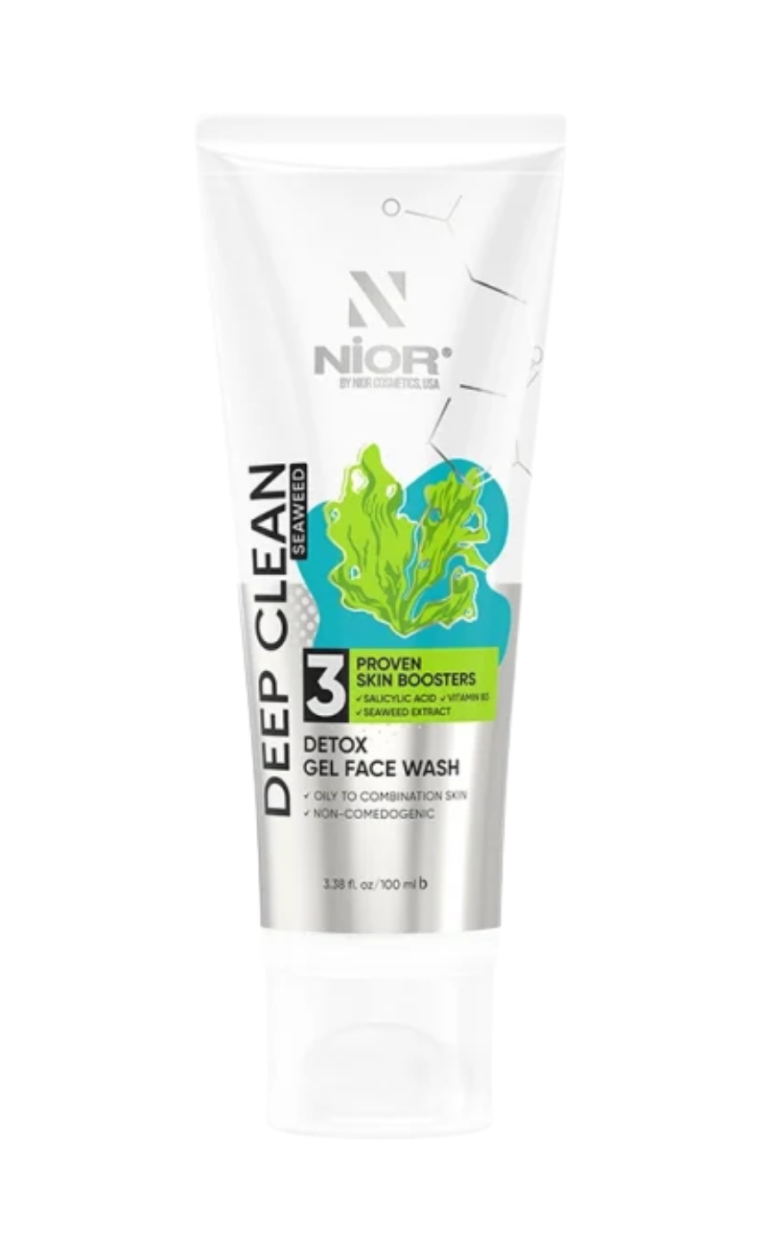 NIOR Deep Clean Gel Face Wash Seaweed 100ml - Image 1