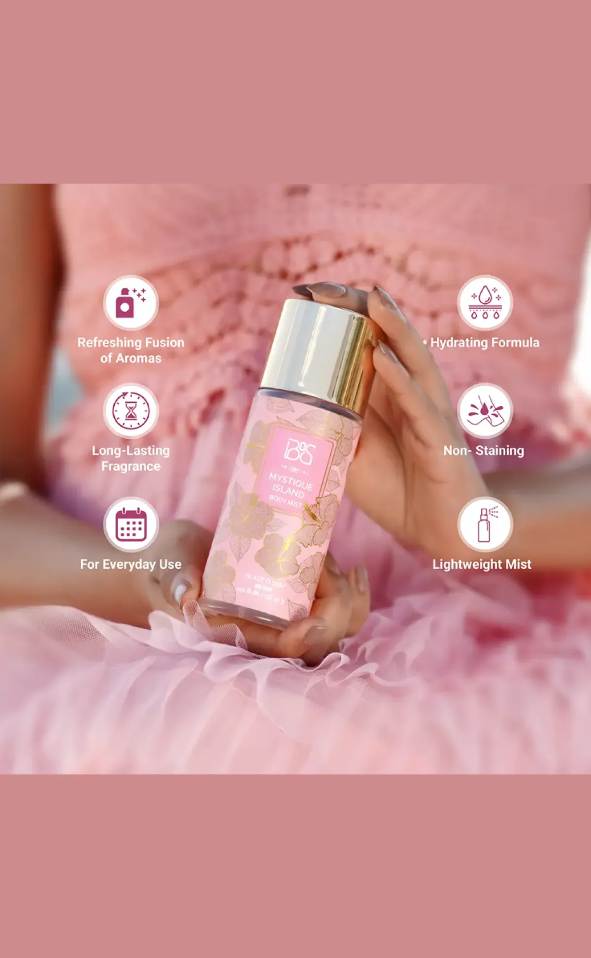 Blaze O' Skin BOS Mystique Island Body Mist 150 ml - Image 2