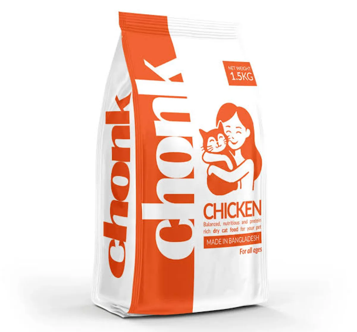 Chonk Chicken cat food All ages-1.5kg