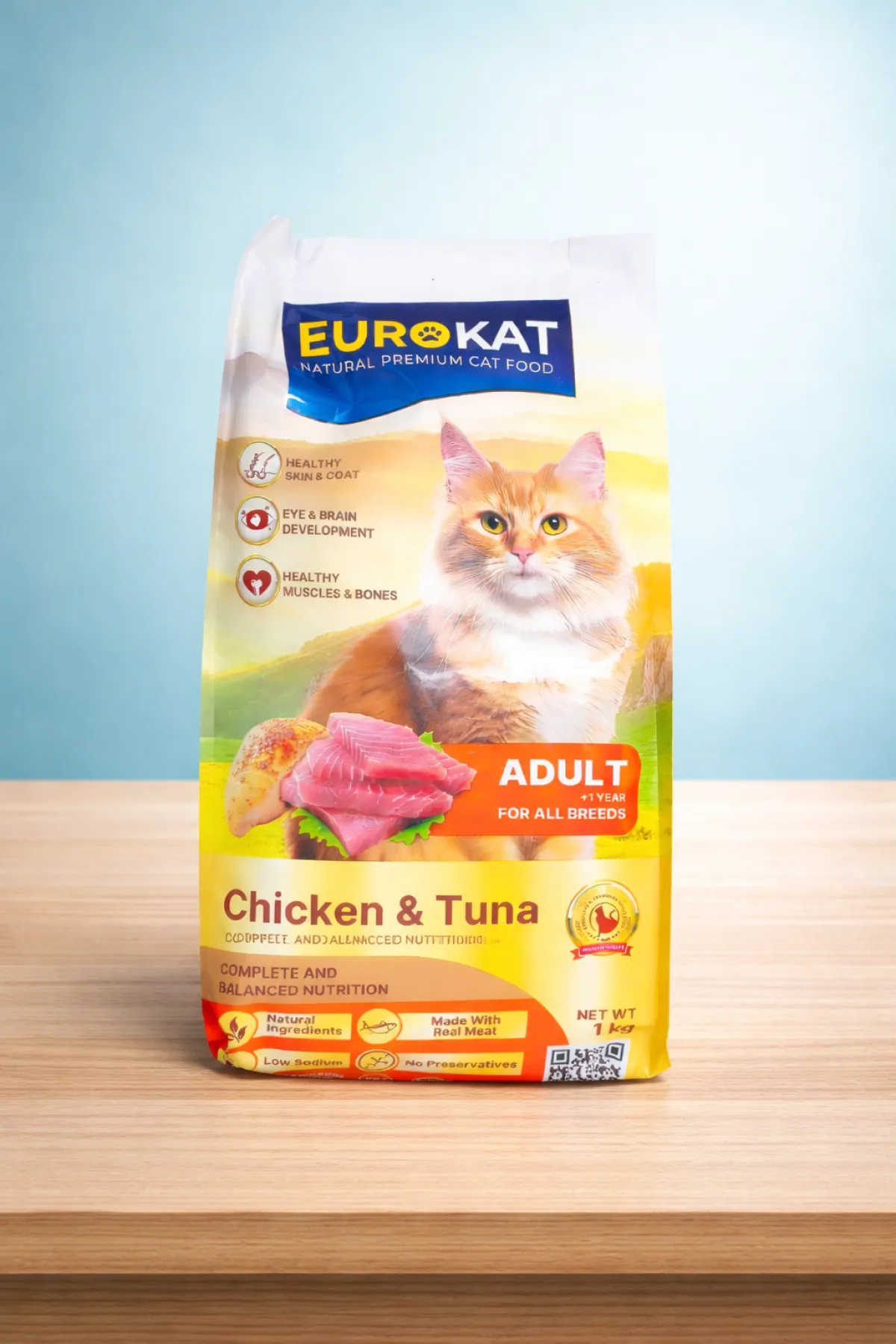 Eurokat Adult(Chicken & Tuna)-1kg