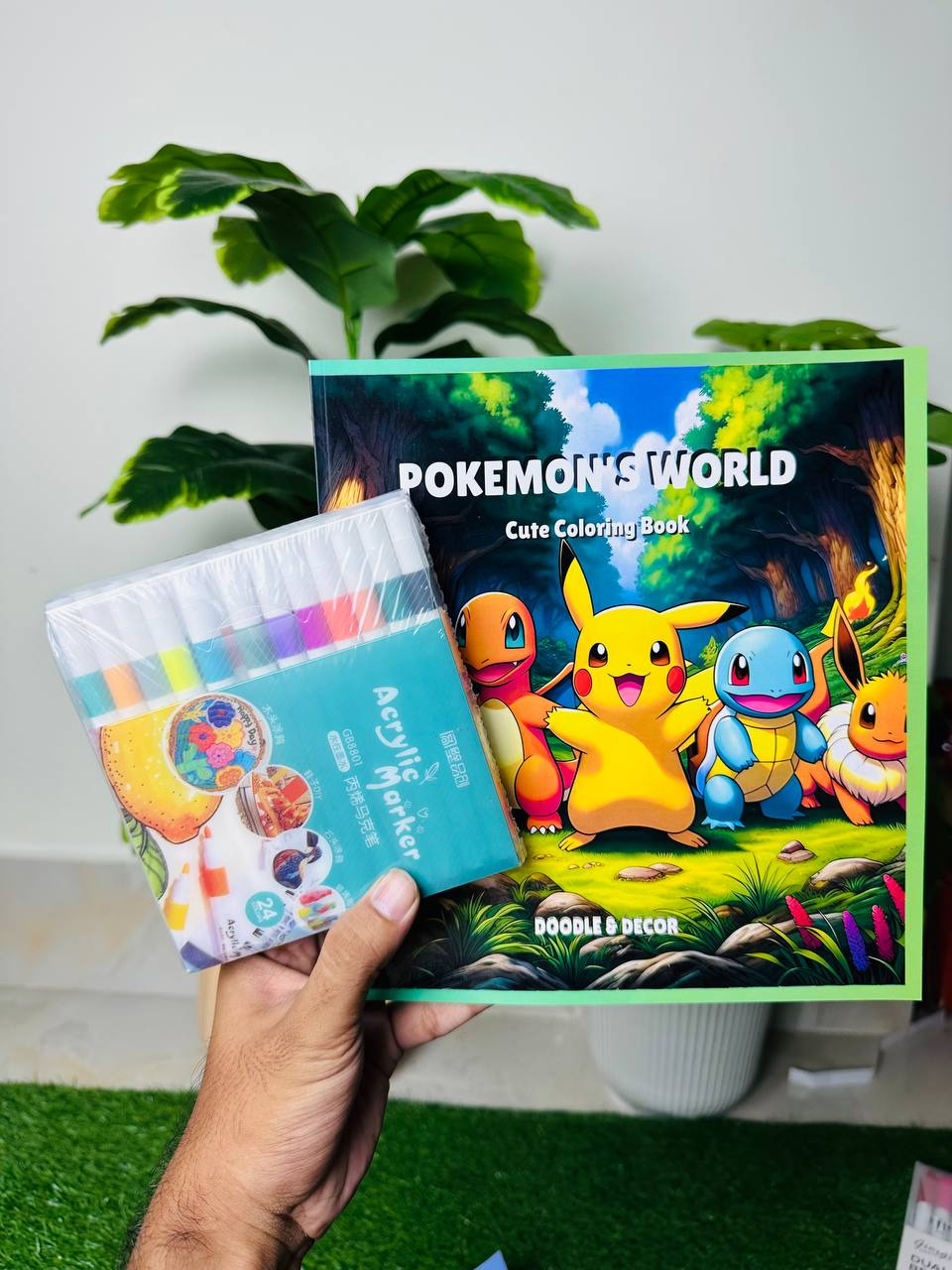 24 Acrylic Pen + One Book (Combo)_img_1