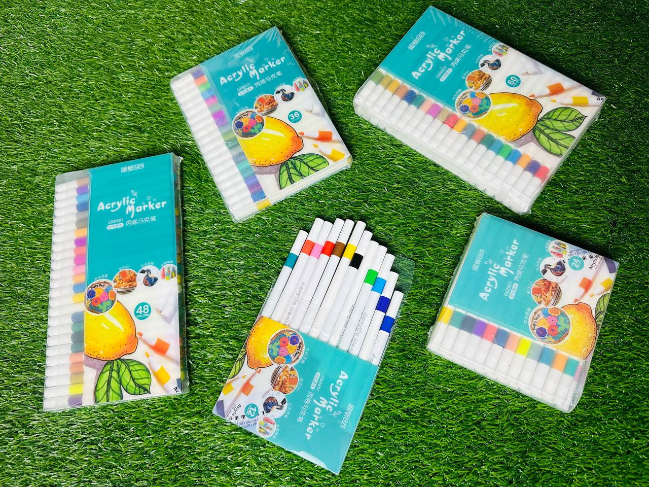 60 Acrylic Pen + One Book (Combo)_img_5