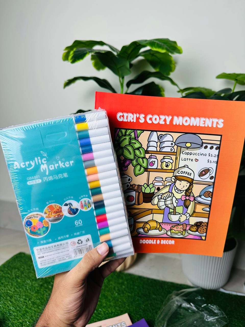 60 Acrylic Pen + One Book (Combo)
