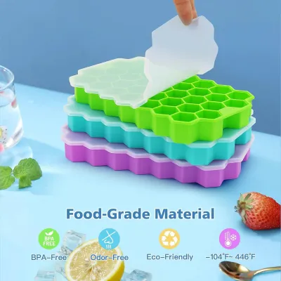 Proclean Honeycomb Silicone Ice Cube Trays_IC-3118 Multicolor_img_5