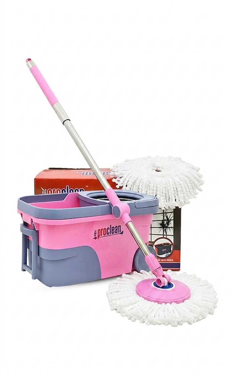 Premium Rotary/Spin Mop_RM-0575_Pink_img_0