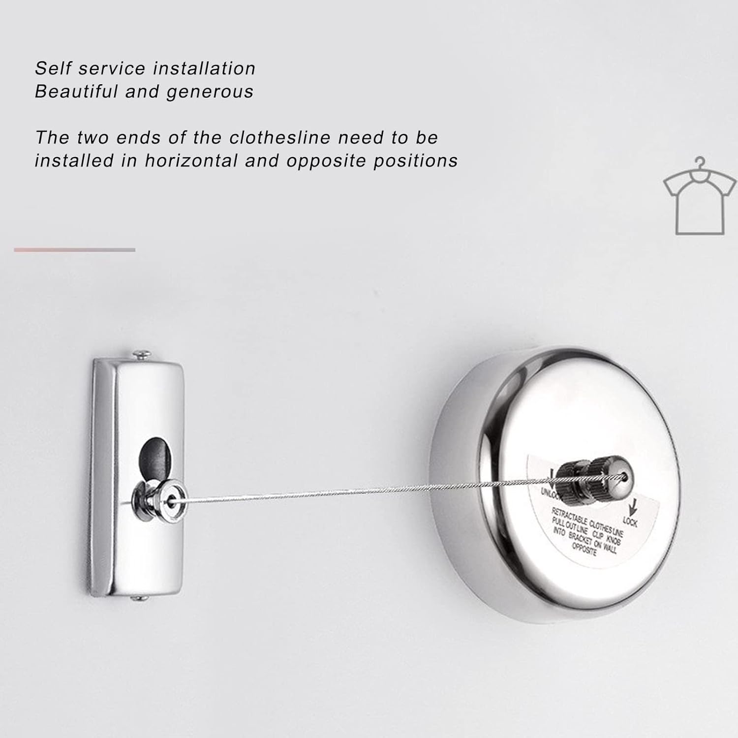 Proclean Stainless Steel Wall Mounted Retractable Clothesline_CL-2906_img_5